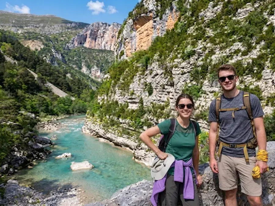 Randonnée dans les Gorges du Verdon au printemps — Castellane